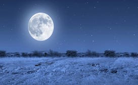 満月の夜