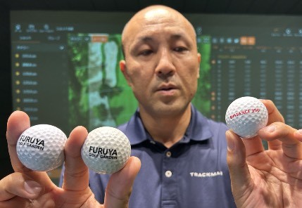 トラックマン社にてボールの劣化テストを行いました